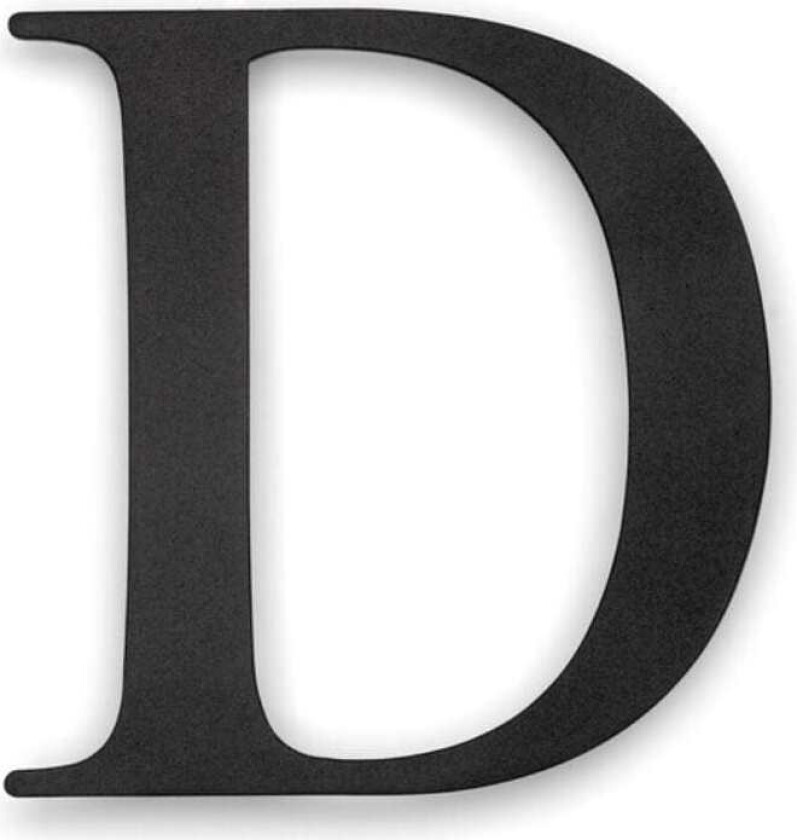 Bilde av Century Husbokstav H9.8cm Svart / D