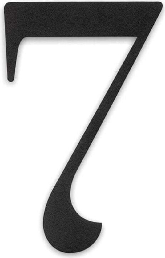 Century Husnummer H11.4cm Svart / 7
