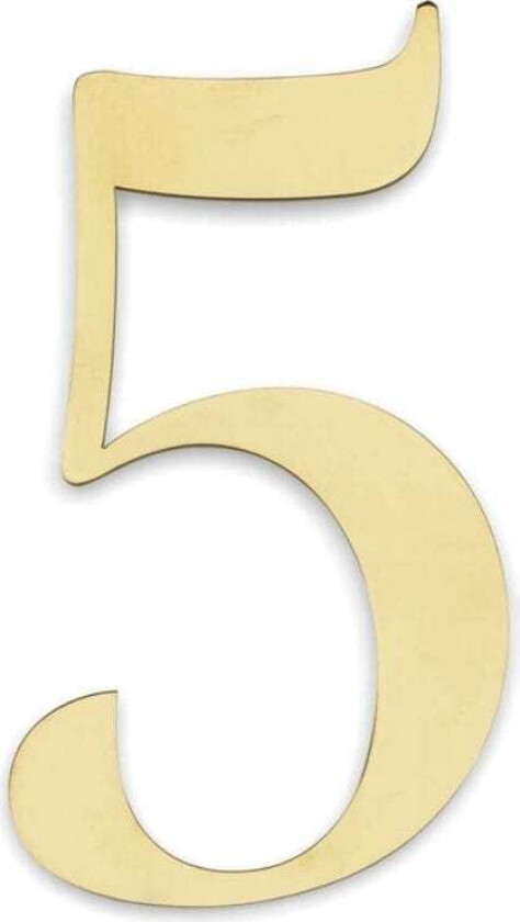 Century Husnummer H11.4cm Messing / 5