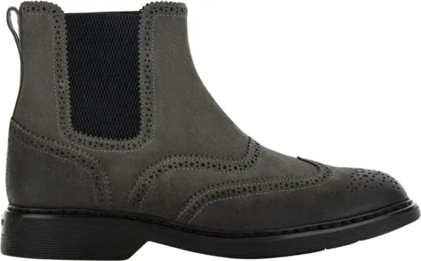 Herre, Sko, Grå, 43 EU