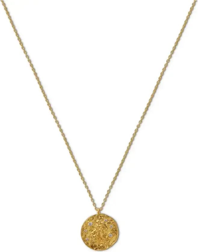 Kjede Zodiac Gemini, ONESIZE, Smykke Gull One size