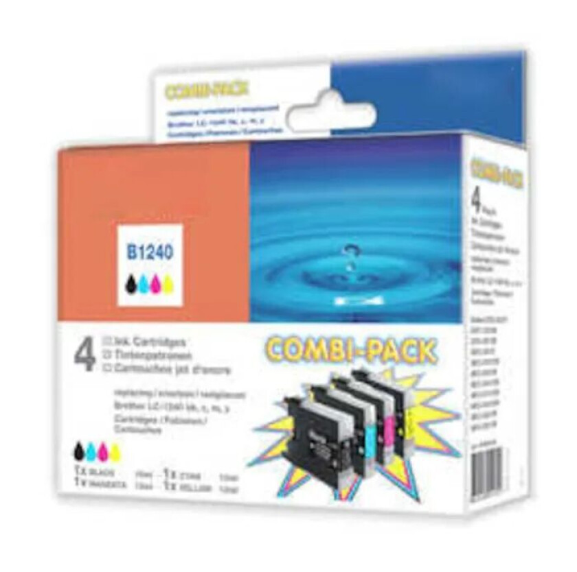 LC1240 Blekkpatron 4-pk.
