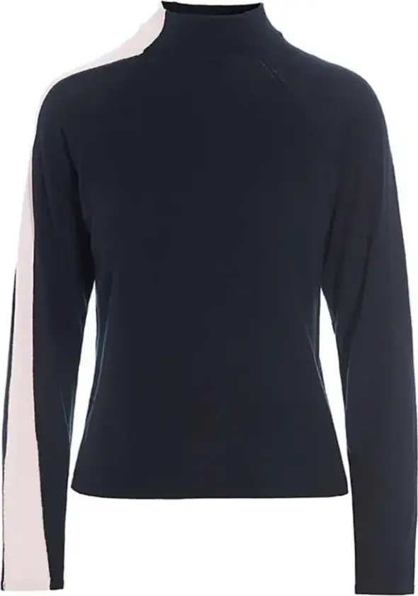 Dame, Strikkevarer, Blå, 2XL