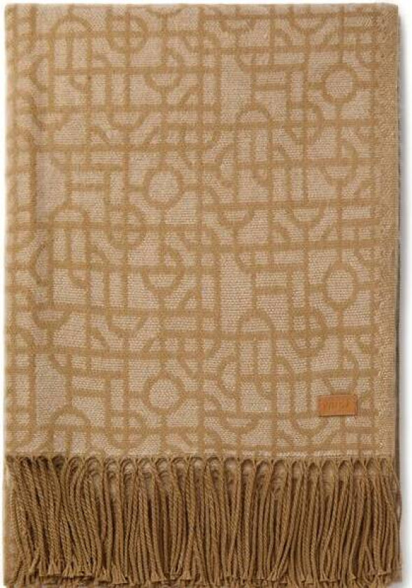 Bilde av Verso Pledd Med Geometrisk Mønster - Vinga