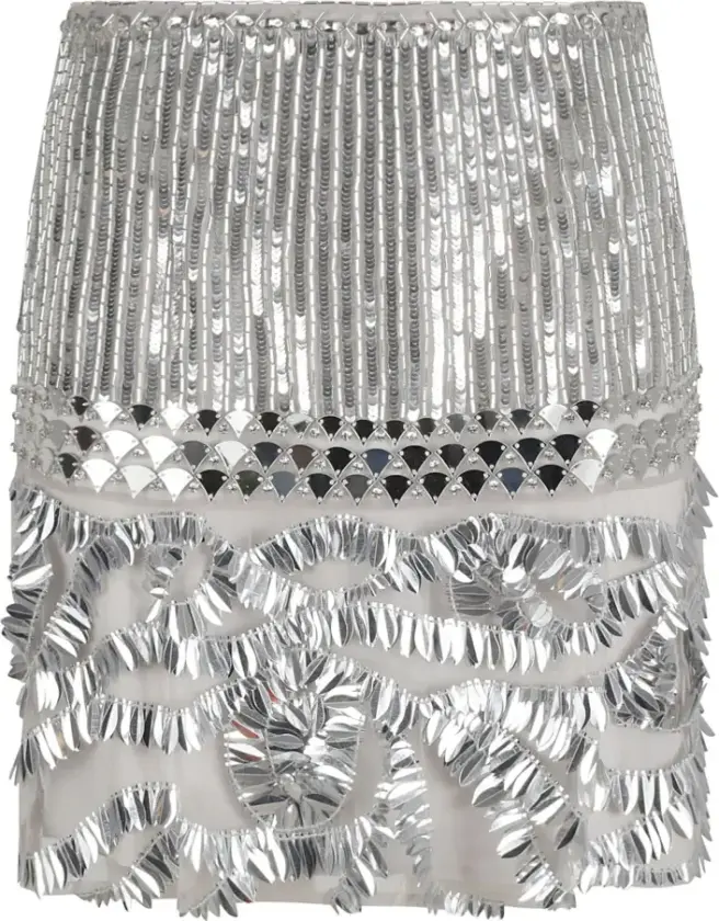 Alberta Ferretti, Dame, Skjørt, Grå, S