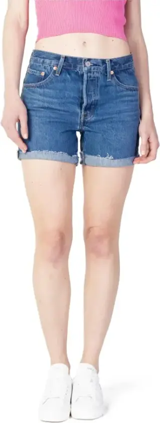 Dame, Shorts, Blå, W31