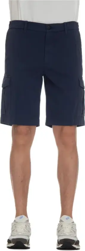 Herre, Shorts, Blå, W34