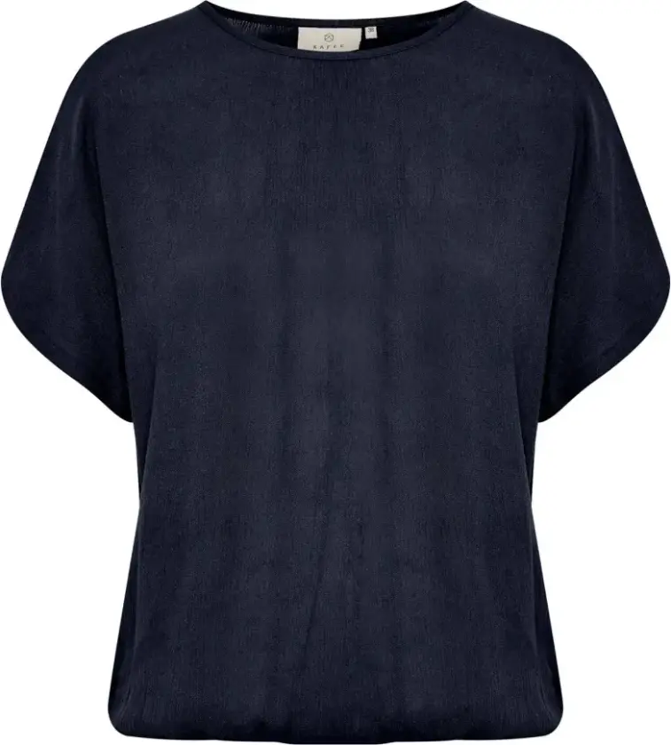 Dame, Topper, Blå, 3XL