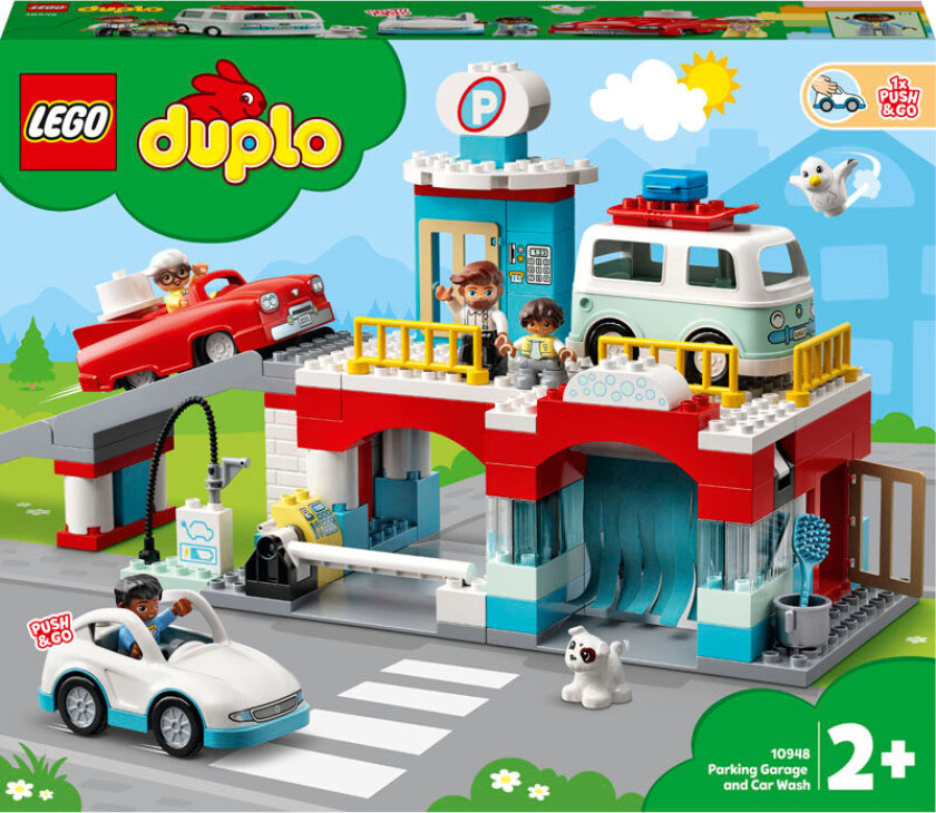 Lego Duplo - Parkeringshus Og Bilvask 10948