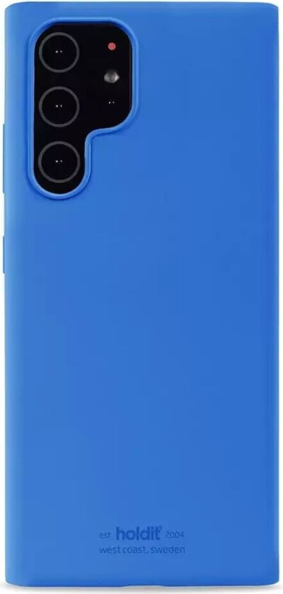 Holdit Samsung Galaxy S22 Ultra Soft Touch Silikon Deksel - Sky Blue