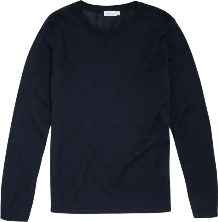 UNISEX MERINO LONGSLEEVE - XL / 88 Dk Blue