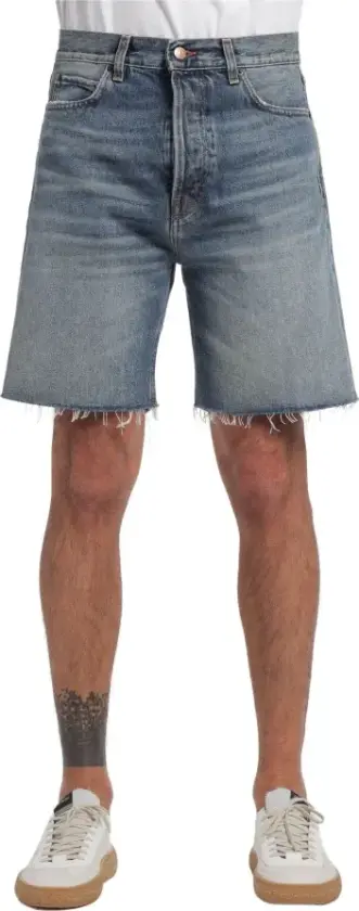 Herre, Shorts, Blå, W35