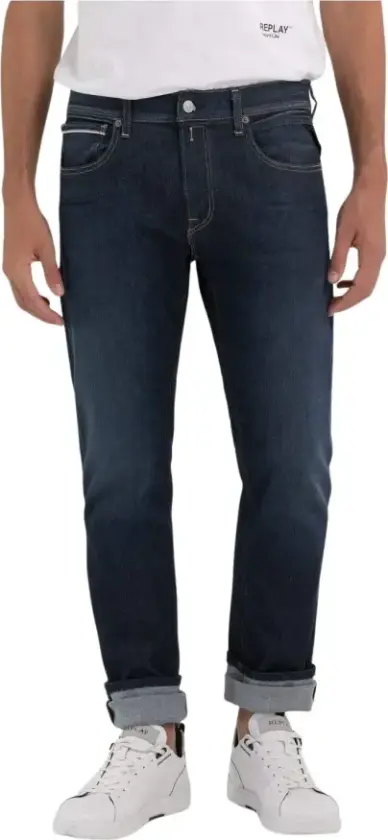 Herre, Jeans, Blå, W36 L34