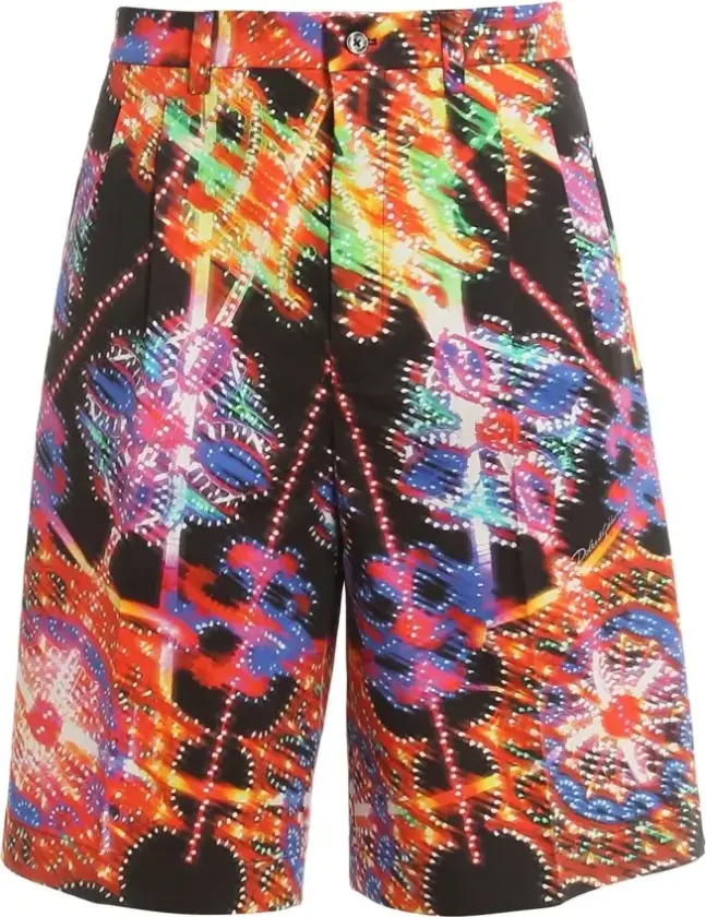 Herre, Shorts, Flerfarget, S