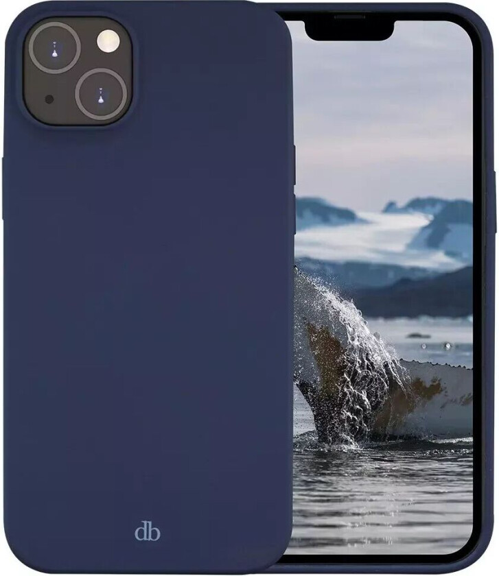 iPhone 14 Plus dbramante1928 Costa Rica Silikon Deksel - 100% Resirkulert Plast - Pacific Blue