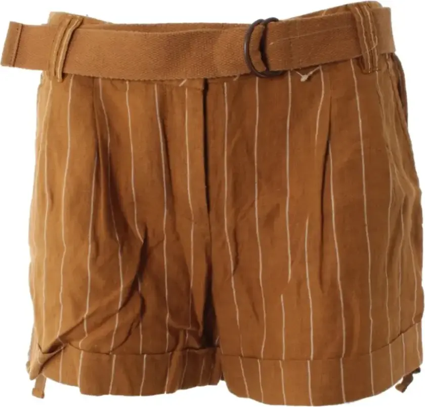 Dame, Shorts, Brun, S