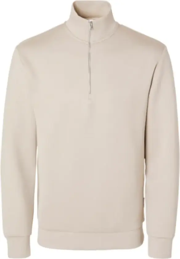 Herre, Strikkevarer, Beige, XL