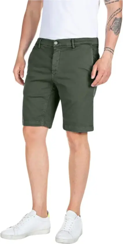 Herre, Shorts, Grønn, W32