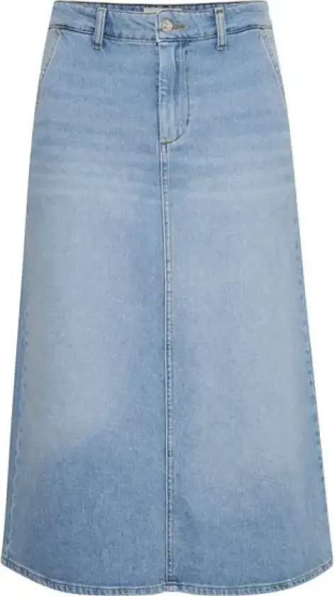 Dame, Skjørt, Blå, 2XS