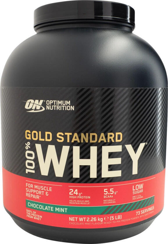 100 % Whey Gold Standard 2270 g, proteinpulver Chocolate Mint