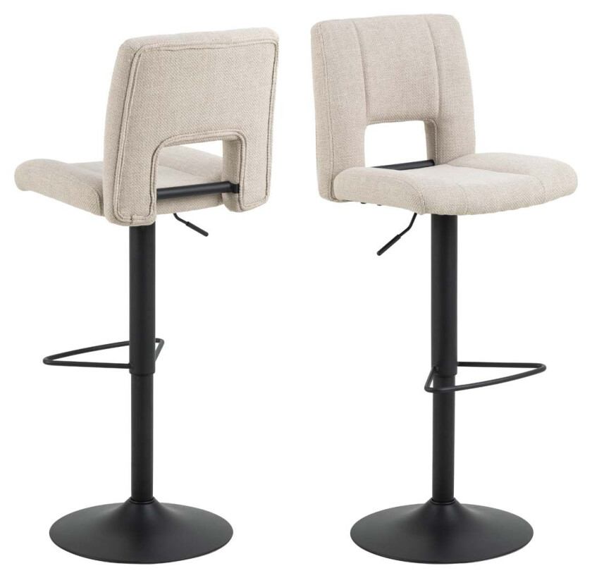 Sylvia barstol beige.