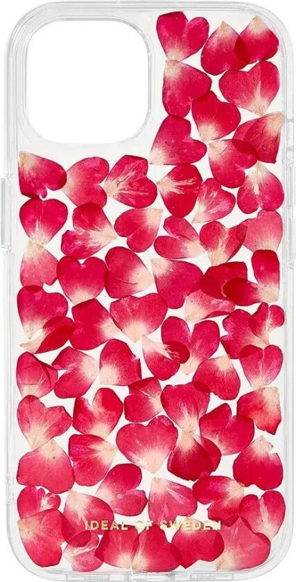 iPhone 14 / 13 iDeal Of Sweden Clear Deksel - Red Roses