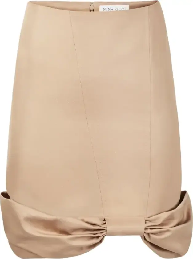 Dame, Skjørt, Beige, L
