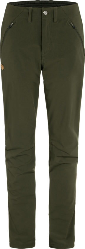 Women's Abisko Trail Stretch Trousers 46 Regular, Deep Forest