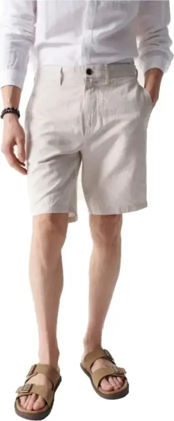 Herre, Shorts, Beige, W34
