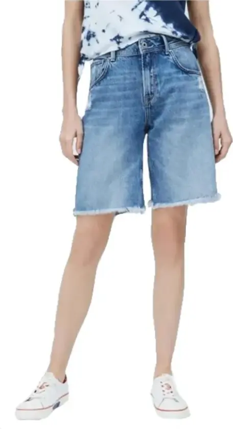 Dame, Shorts, Blå, W29