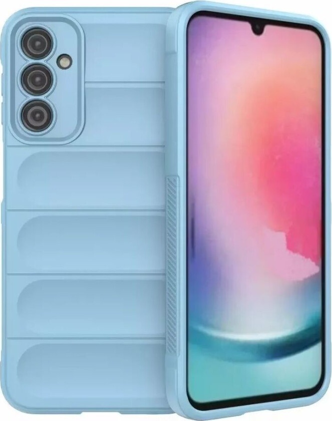 Samsung Galaxy A24 Fleksibelt Plastdeksel - Lyse Blå