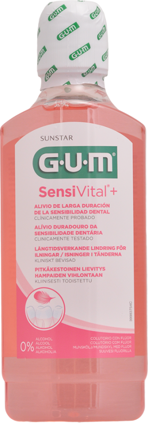 GUM Sensivital Fluor Munnskyll - 500 ml