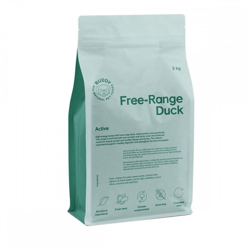 Buddy Petfoods Free-Range Duck 12 kg (5 kg)