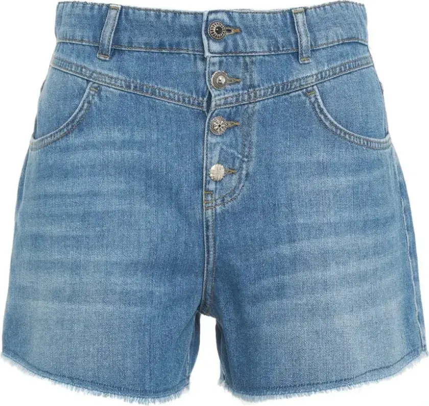 Dame, Shorts, Blå, W27