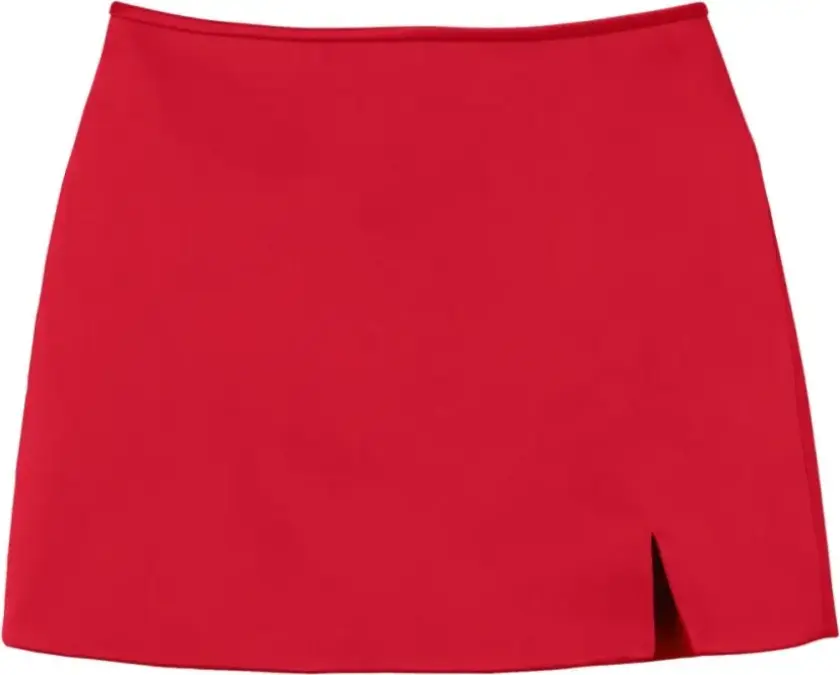 Dame, Skjørt, Rød, S