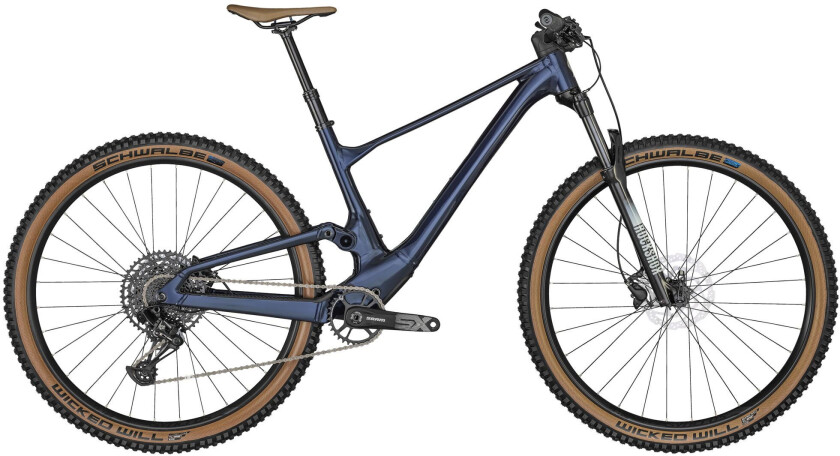 Scott Spark 970 Eagle 12-speed mountain bike 23, fulldempet terrengsykkel, MTB sykkel, unisex blue