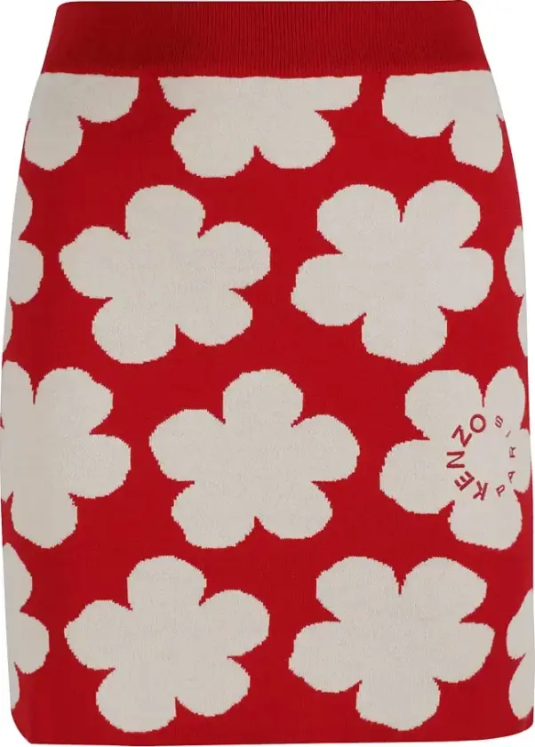 Dame, Skjørt, Rød, M