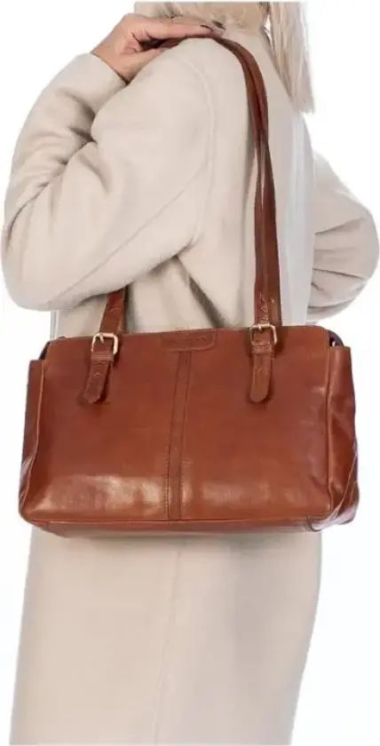 Dame, Vesker, Brun, ONE SIZE