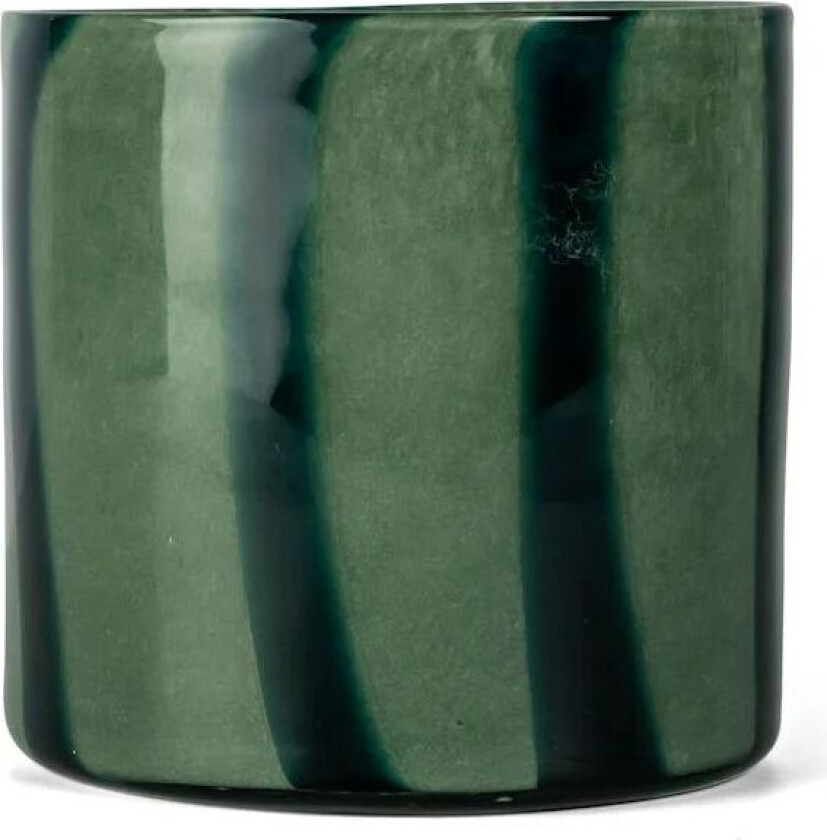 Calore telysestake-vase M Ø15 cm Green-dark green