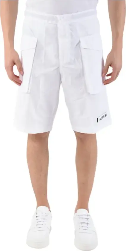 Herre, Shorts, Hvit, S