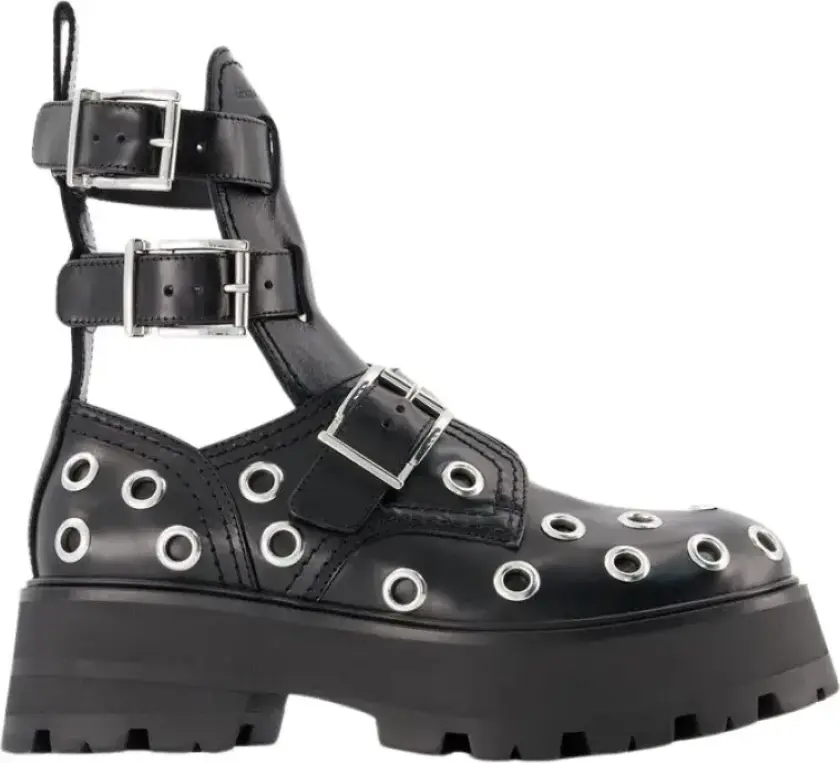 Alexander McQueen, Dame, Sko, Svart, 40 EU