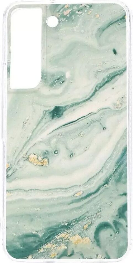 Samsung Galaxy S22+ (Plus) Akryl Bakdeksel - Marmor - Grønn
