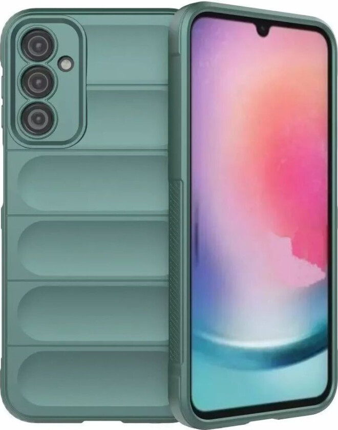 Samsung Galaxy A24 Fleksibelt Plastdeksel - Grønn