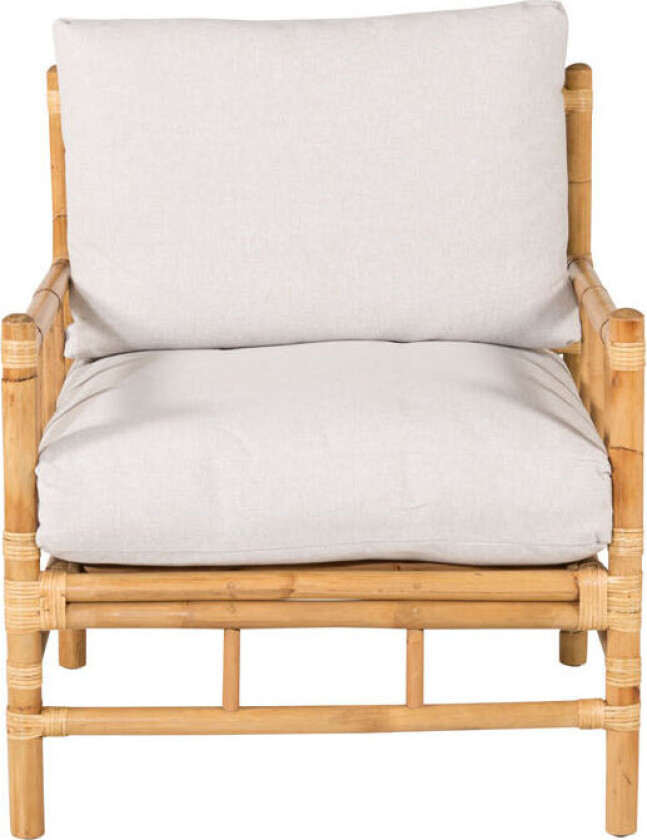 Bilde av Cane lenestol lysegrå, natur.