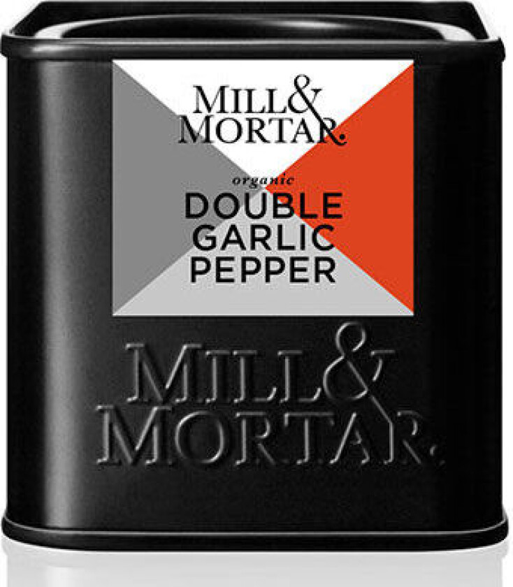 Double Garlic & Pepper Øko - 50 g