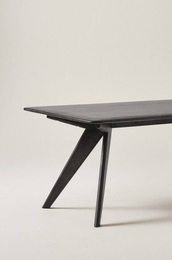 spisebord 98x198 cm Svart matt svart