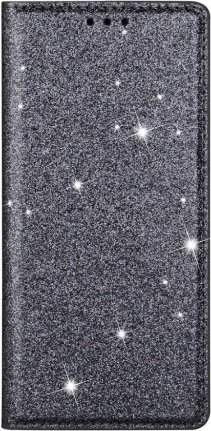 Samsung Galaxy A15 (5G) / A15 Flip Deksel med Lommebok og - Glitter - Grå