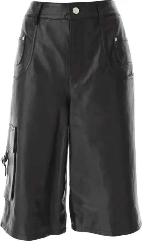 Dame, Shorts, Svart, L