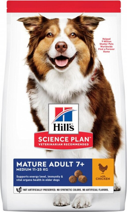 Hill's Science Plan Dog Mature Adult 7+ Medium Chicken (18 kg)