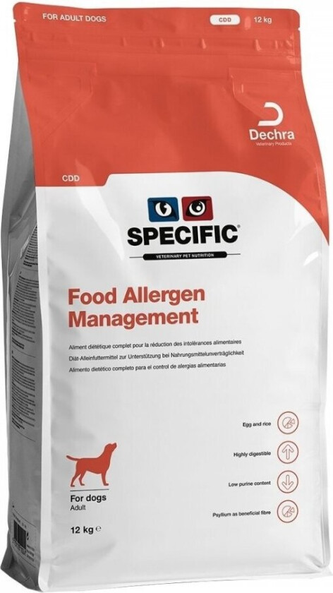 Specific Food Allergy Management CDD (12 kg)